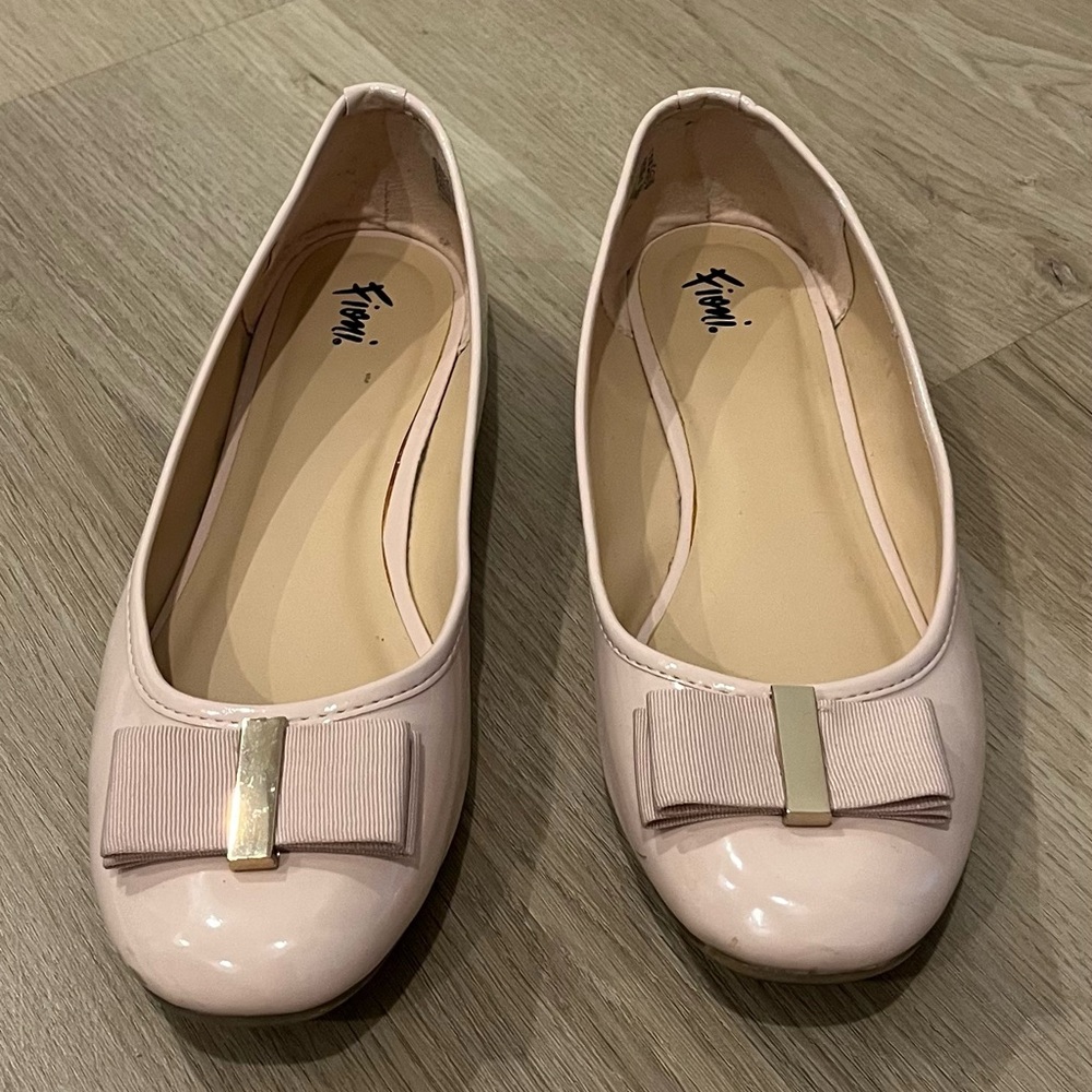 FIONI Blush Bow Flats